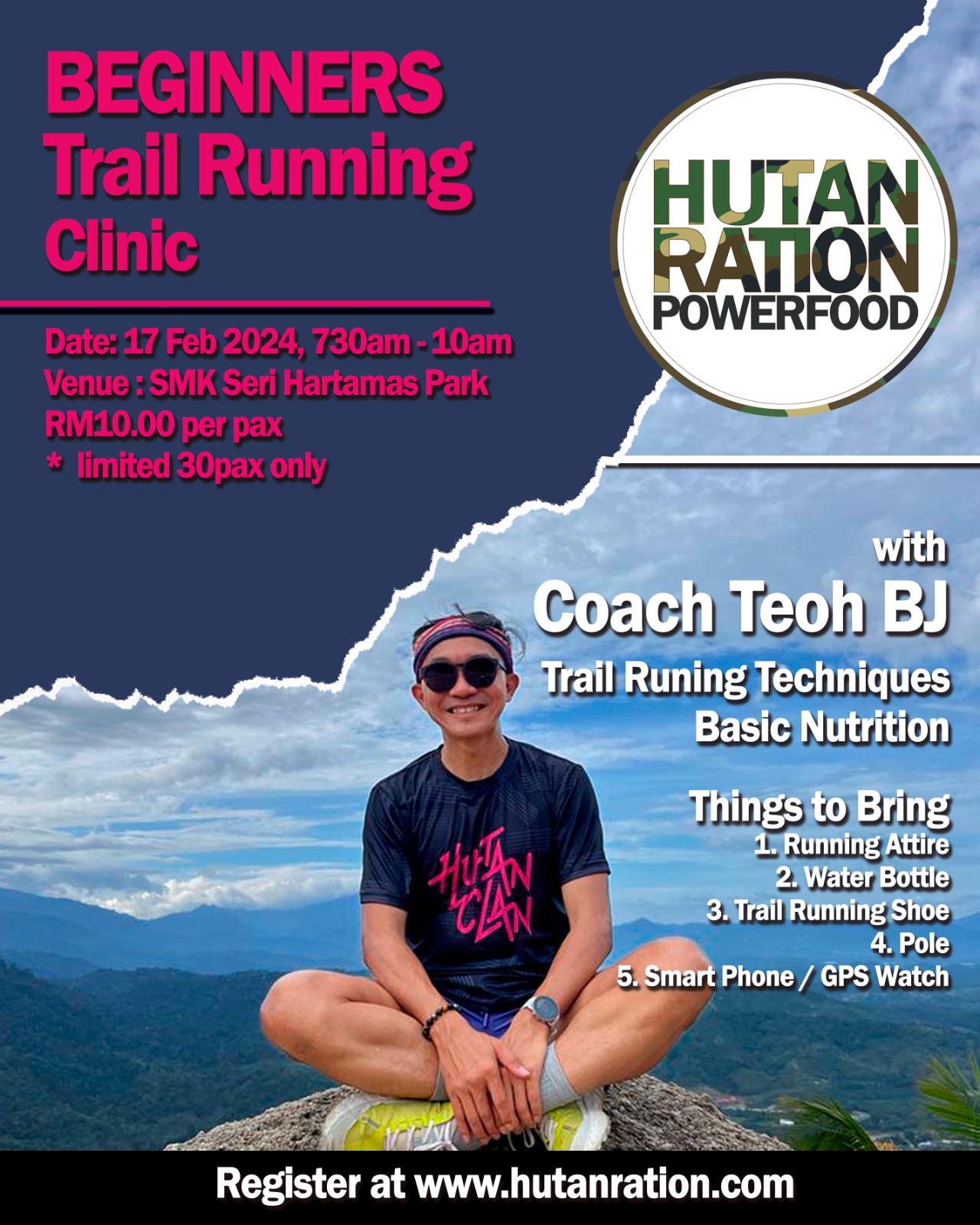 HutanRation Beginners Trail Running Clinic