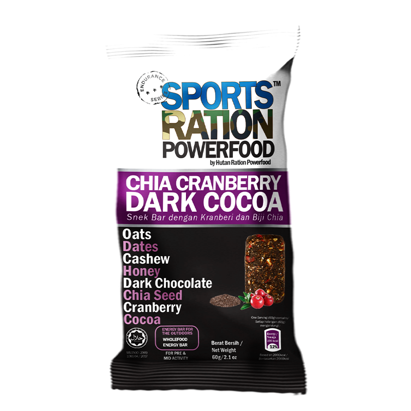 Chia Cranberry Dark Cocoa (10pcs x 60g)