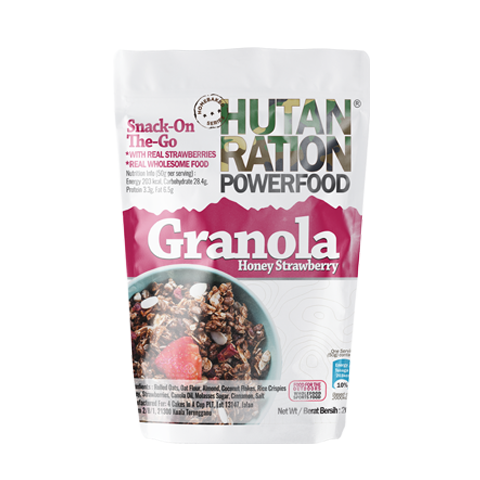 Honey Strawberry Granola (3 packs x 200g)